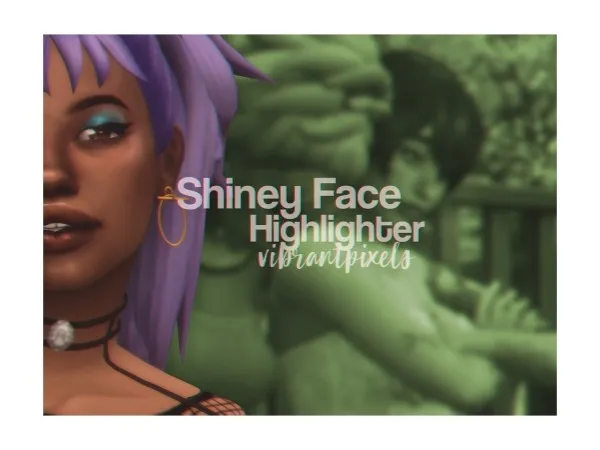 Maxis Match Shiney Face Highlighter by vibrantpixels - The Sims 4 Custom Content