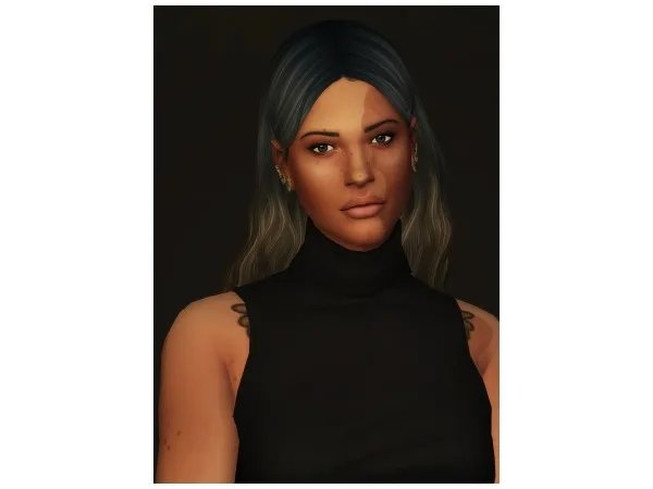 Alpha Re Texture Simpliciaty_Wonderland hair sims by rusty - The Sims 4 Custom Content