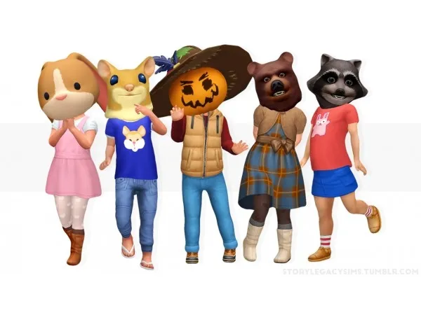 Maxis Match TINY TERRORS SIMBLREEN 2018 by storylegacysims - The Sims 4 Custom Content