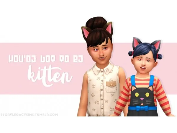 Maxis Match YOUVE GOT TO BE KITTEN SIMBLREEN 2018 by storylegacysims - The Sims 4 Custom Content