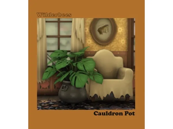 Maxis Match Cauldron Pot by wilderbees - The Sims 4 Custom Content