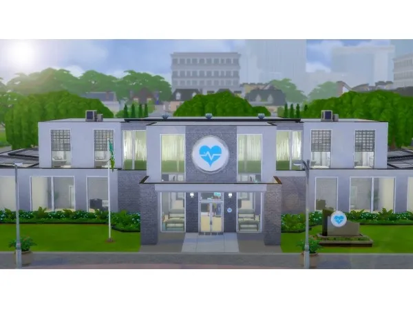 Maxis Match Willow Creek Hospital by ashleyelainesims - The Sims 4 Custom Content