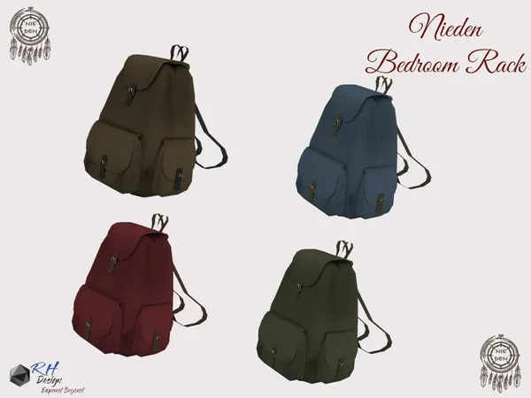 NEIDEN Decor Backpack - The Sims 4 Custom Content