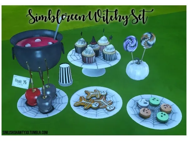 Maxis Match Simblerween Witchy set by simlishshawtyxo - The Sims 4 Custom Content