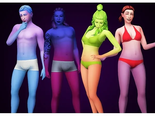 Maxis Match Gradient Overlays by auralixx - The Sims 4 Custom Content