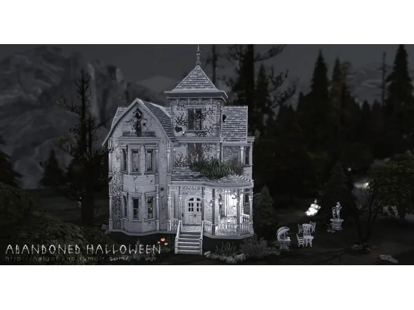 Mix Abandoned Halloween by helgatisha - The Sims 4 Custom Content