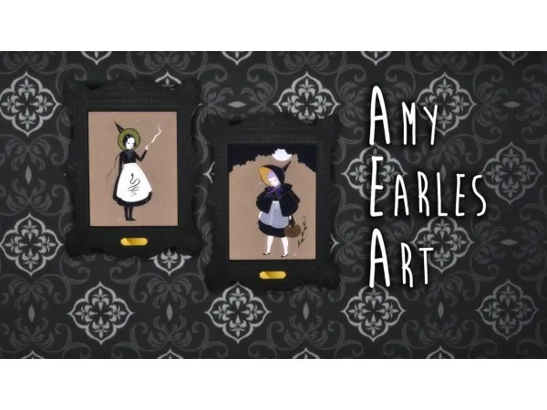 Maxis Match Amy Earles Art by teanmoon - The Sims 4 Custom Content