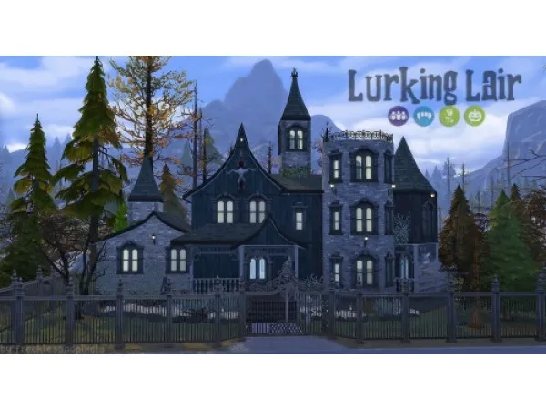 Maxis Match Lurking Lair ( free shell) by frecklesandpixelsfrecklesandpixelsfrecklesandpixels - The Sims 4 Custom Content