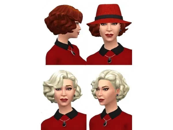 Maxis Match Lazy Curls by birksche - The Sims 4 Custom Content
