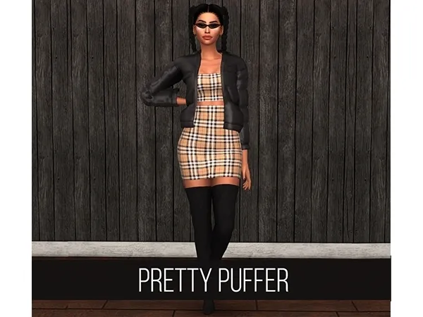 Alpha FIFTHSCREATIONS X ELLIESIMPLE PRETTY PUFFER - The Sims 4 Custom Content