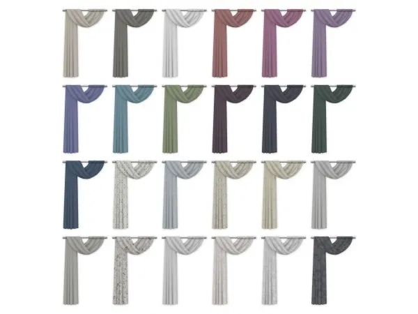 Maxis Match Restoration Hardware Left Right Drapes sims4 by simplistic - The Sims 4 Custom Content