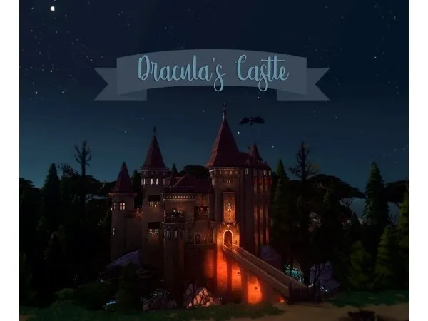 Alpha Draculas Corvin Castle by missrubybird - The Sims 4 Custom Content