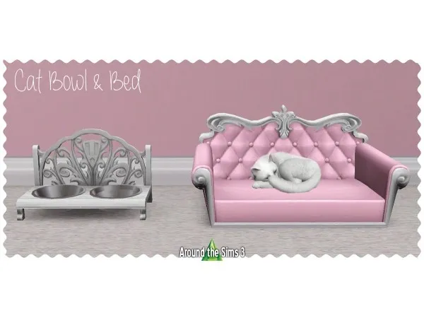 Around Bowl Bed for precious cats small dogs - The Sims 3 Custom Content