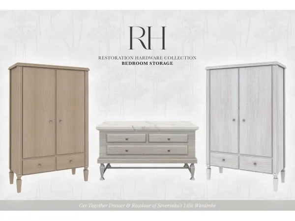 Maxis Match RH Collection Bedroom Storage sims4 by simplistic - The Sims 4 Custom Content