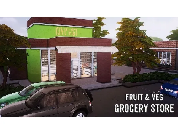 Maxis Match Fruit And Veg Grocery Store by twinklepixels - The Sims 4 Custom Content