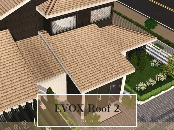 EVOX Roof 2 - The Sims 3 Custom Content