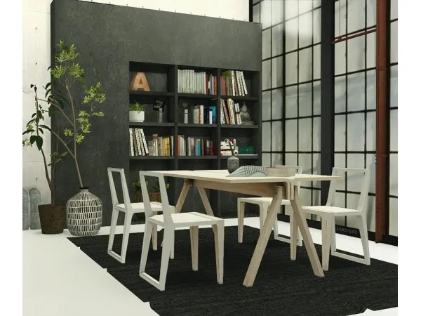 Maxis Match Anye Barca Dining Set Recolors by Riekus13 by sanoysims - The Sims 4 Custom Content