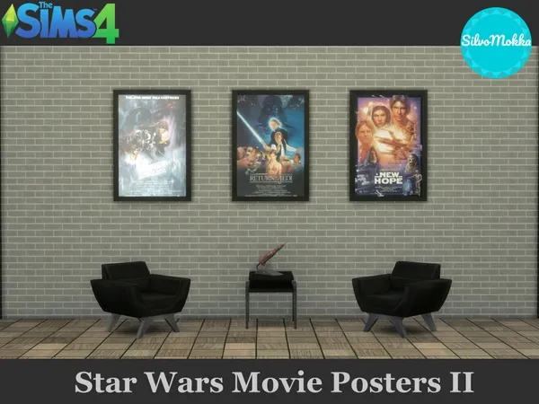 Alpha Star Wars Movie Posters II - The Sims 4 Custom Content
