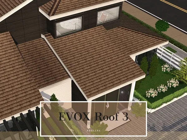 EVOX Roof 3 - The Sims 3 Custom Content