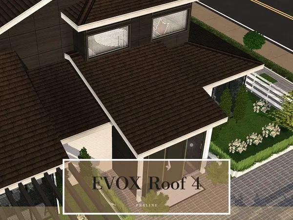 EVOX Roof 4 - The Sims 3 Custom Content