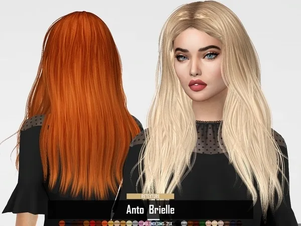 Alpha Anto Brielle (RETEXTURE) - The Sims 4 Custom Content