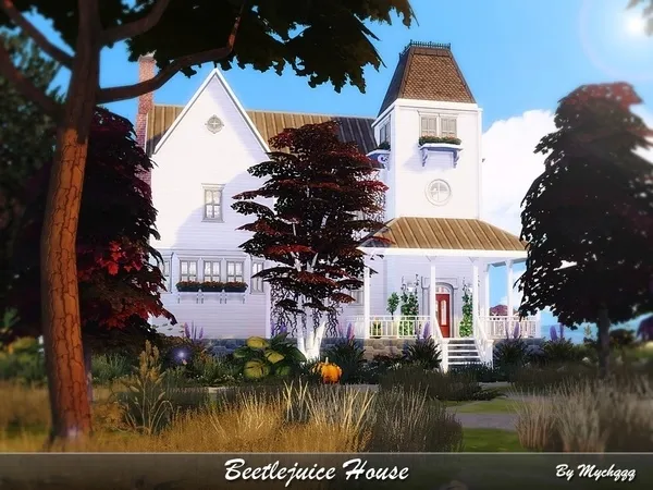 Maxis Match Beetlejuice House - The Sims 4 Custom Content
