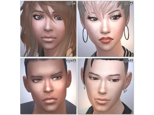 Alpha 3D Lashes Update November 23th 2018 sims by kijiko - The Sims 4 Custom Content
