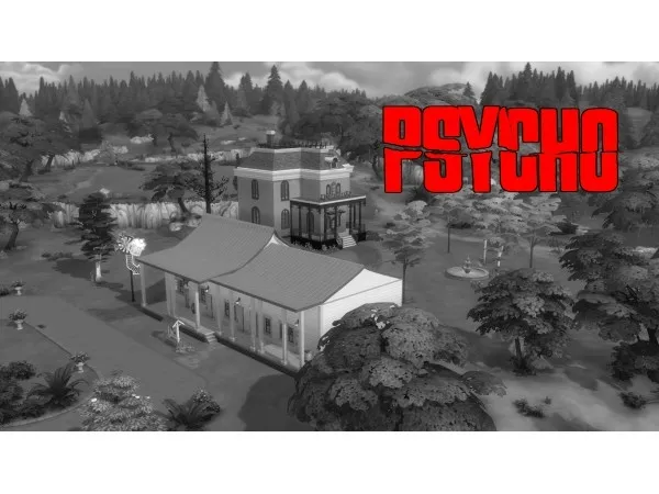 Alpha Bates Mansion Bates Motel (NO ) Psycho (1960 film) by kinglauti - The Sims 4 Custom Content