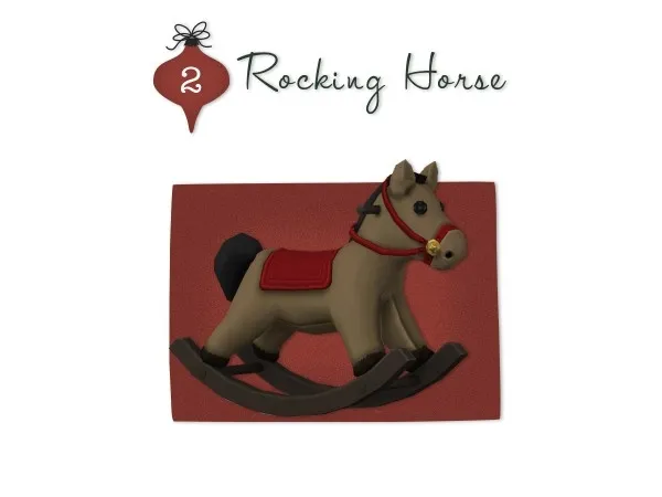 Maxis Match Day 2 Rocking Horse by linzlu - The Sims 4 Custom Content