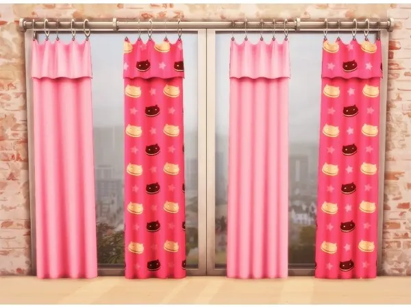 Maxis Match SEASONS EP SIMPLE CURTAINS by mayusimsie - The Sims 4 Custom Content
