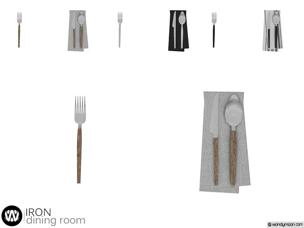 Iron Place Setting - The Sims 4 Custom Content