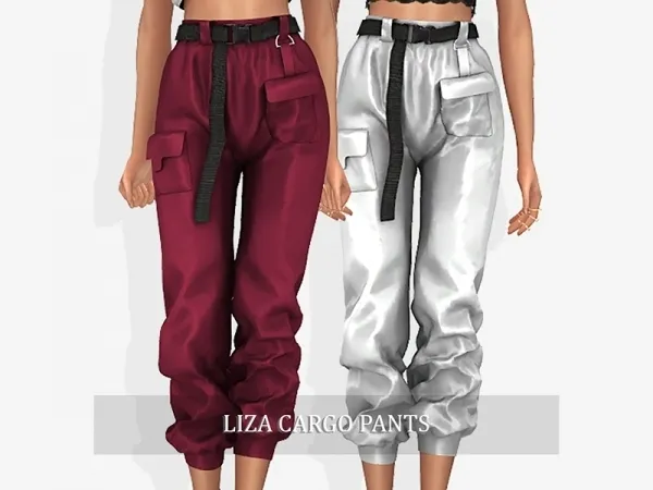 Alpha Liza Cargo Pants by grafity-cc - The Sims 4 Custom Content