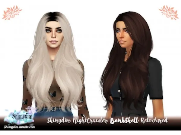 Alpha S4 NightCrawler BombShell Retexture DarkRoots Naturals Unnaturals - The Sims 4 Custom Content