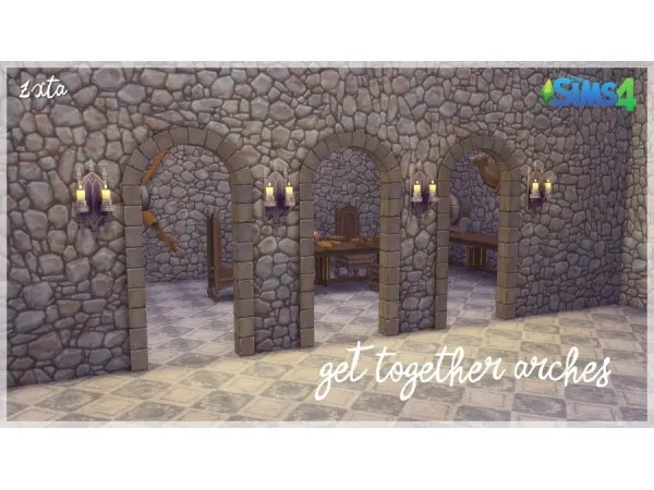 Maxis Match ZxTa EP02 Arch 2x1 - The Sims 4 Custom Content