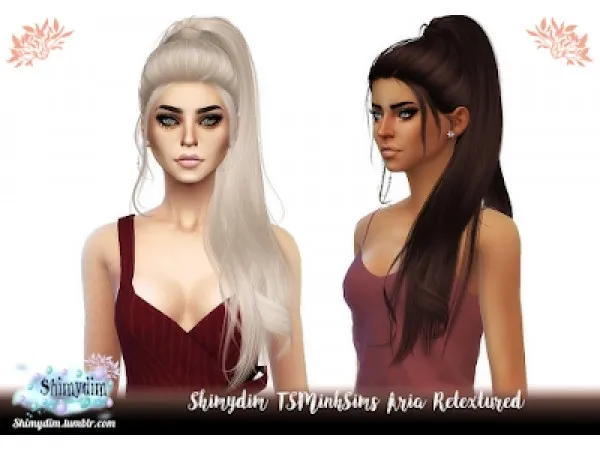 Alpha S4 TSMinhSims Aria Retexture Naturals Unnaturals - The Sims 4 Custom Content