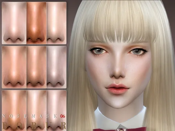 Alpha Bobur Nose 06 - The Sims 4 Custom Content