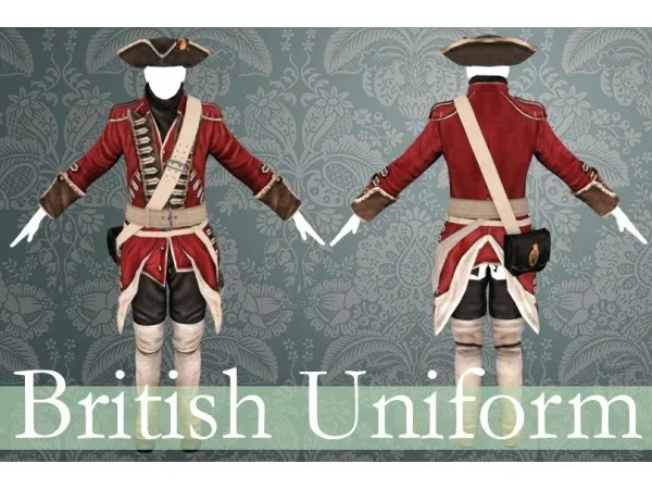 Maxis Match British Uniform sims by revolution - The Sims 4 Custom Content