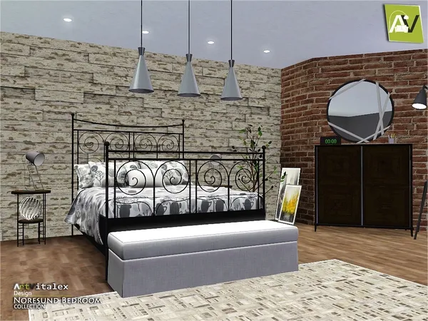 Noresund Bedroom [Ikea Inspired] - The Sims 3 Custom Content