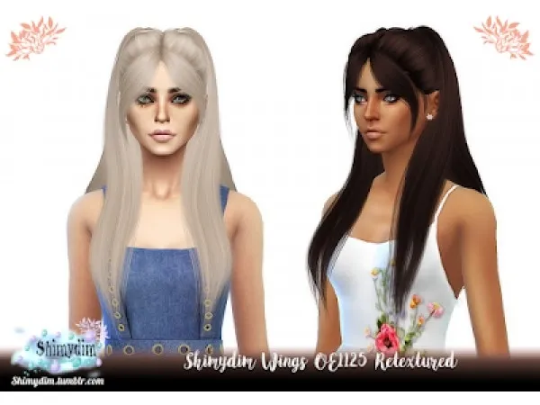 Alpha S4 Wings OE1125 Retexture Naturals Unnaturals - The Sims 4 Custom Content