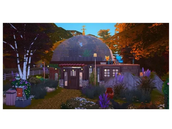 Maxis Match CIRCLET CABIN by skellysim - The Sims 4 Custom Content
