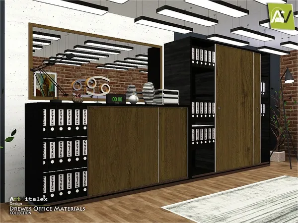 Drewes Office Materials - The Sims 3 Custom Content
