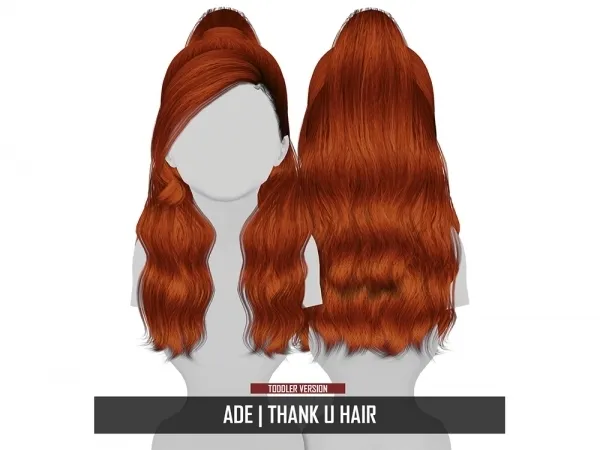 Alpha ADE THANK U TODDLER VERSION - The Sims 4 Custom Content