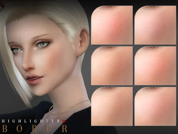 Alpha Bobur Highlighter 03 - The Sims 4 Custom Content