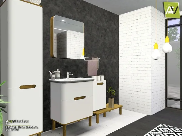 Frame Bathroom - The Sims 3 Custom Content