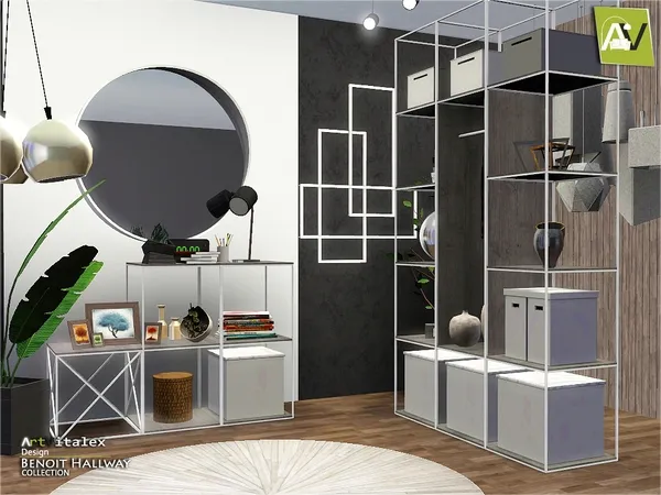Benoit Hallway - The Sims 3 Custom Content