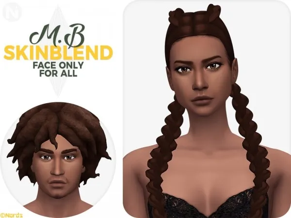 Maxis Match MB Skinblend sims by nords - The Sims 4 Custom Content