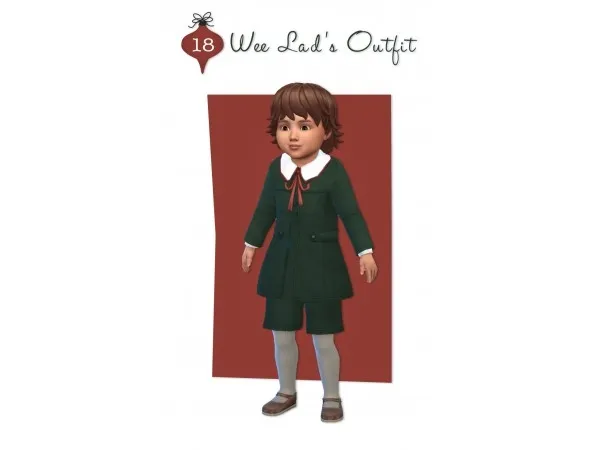 Maxis Match Day 18 Wee Lads Outfit by linzlu - The Sims 4 Custom Content