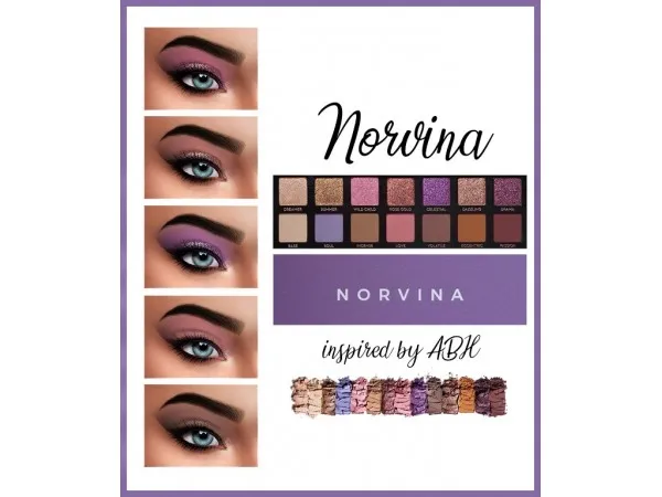 Maxis Match ABH Norvina Palette - The Sims 4 Custom Content