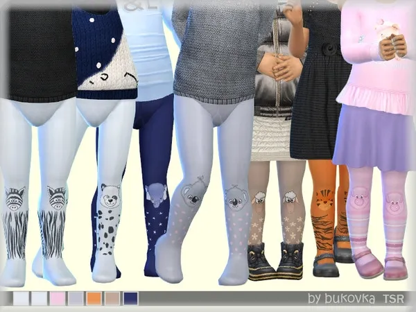 Alpha Tights_Faces - The Sims 4 Custom Content