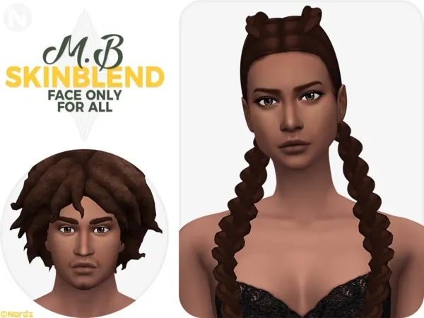 MB Skinblend (Forehead Wrinkles) - The Sims 4 Custom Content
